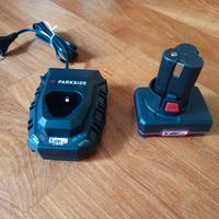 Batteria Parkside X 12V Team 4 Ah + caricabatterie