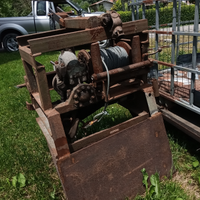 Verricello forestale camion militare