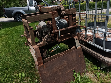 Verricello forestale camion militare