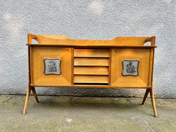 Credenza 1960s Italian Mid Century Modernist