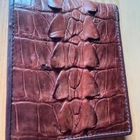 Portafoglio in vera pelle di coccodrillo