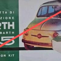 Depliant Abarth Fiat 595 500 600 850 1000 storiche