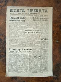Sicilia Liberata 1944 seconda guerra mondiale 