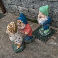 nani di Biancaneve da giardino