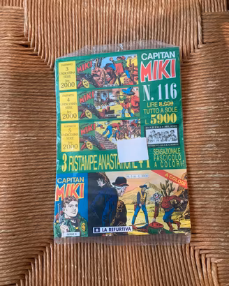 Fumetto capitan miki N.116+3 1c.miki 2 puma l’apac