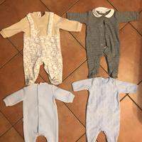 4 Tutine bimbo 0-3 mesi