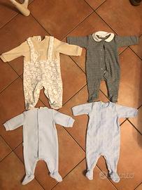 4 Tutine bimbo 0-3 mesi