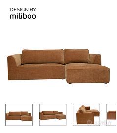 Divano Grammy Color Terra Cotta della Miliboo