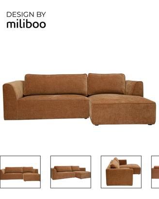 Divano Grammy Color Terra Cotta della Miliboo