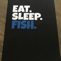 EAT SLEEP FISH quaderno pesca