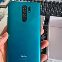Xiaomi Redmi 9 Ocean Green + cover e 3 pellicole