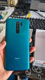 Xiaomi Redmi 9 Ocean Green + cover e 3 pellicole