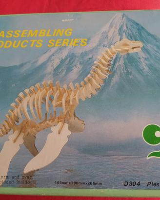 kit di costruzione dinosauro plesiosaurus