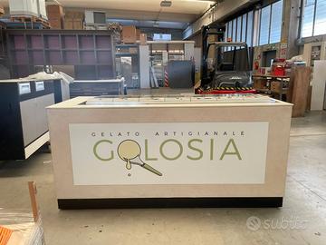 Banco Gelato Panorama a 14 Pozzetti con Riserva