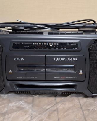 stereo con doppia cassetta philips