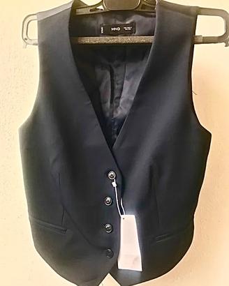 Gilet blu notte taglia XS Mango