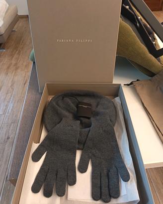 Basco e guanti Cashmere Fabiana Filippi