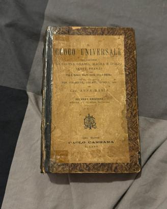 Libro Antico 1899 IL CUOCO UNIVERSALE Ricettario
