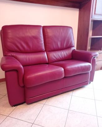 Set divani in vera pelle