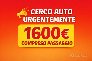  auto urgentemente provincia di Frosinone 