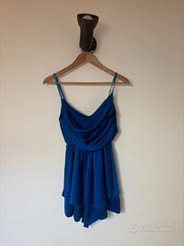 tutina blu elettrico