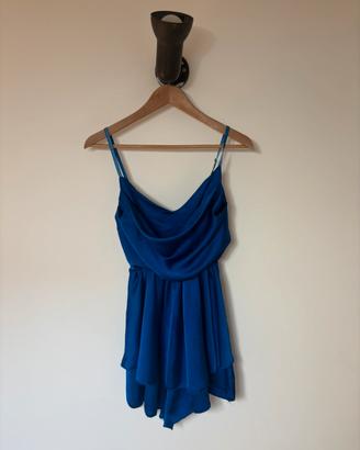tutina blu elettrico