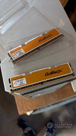 2x1gb banchi di memoria crucial  pc2-6400 ddr2