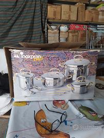 Set pentole nuove acciaio 18/10 della inoxpram