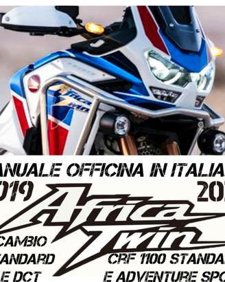 Manuale Officina Honda Africa Twin 1100 2019 2023
