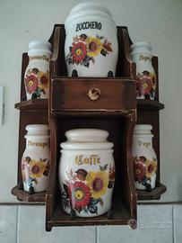 set contenitori arcopal vintage 