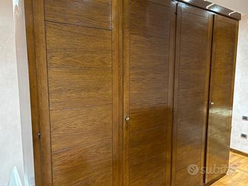 camera letto in legno massiccio rovere come nuovo