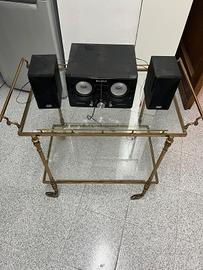 carrello portavivande anni 60/70 tutto in ottone 