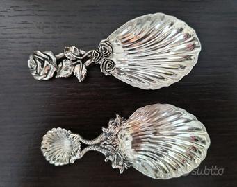 Coppia cucchiaini in argento G. Raspini 