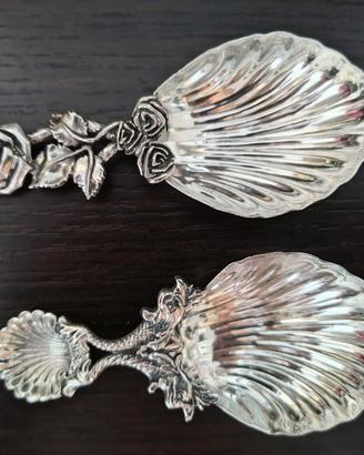 Coppia cucchiaini in argento G. Raspini 