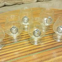 SERVIZIO BICCHIERI NAPOLEON CON MARCHIO IN RILIEVO