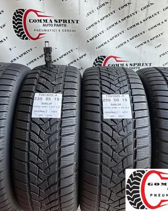 4 PNEUMATICI 235/55 255/50 R19 DUNLOP INVERNALI