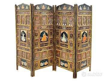 Paravento indiano primi Novecento