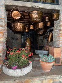 Paioli veneti restaurati in rame-9 euro kg