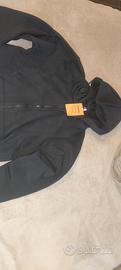 Felpa Utopic con zip e cappuccio nera – L