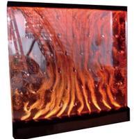 Muro d'acqua cascata pannello acqua e bolle