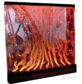 Muro d'acqua cascata pannello acqua e bolle