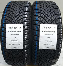 2 GOMME 185 55 15 BRIDGESTONE A2011