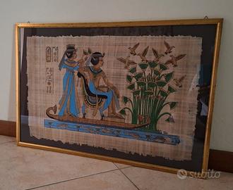 Papiro originale egiziano vintage cm 74 x cm 49,5