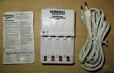 Caricabatterie Duracell, per pile ricaricabili