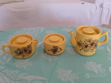 Servizio the caffè Ceramica Pacetti Albisola Italy