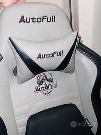 Sedia da gaming AutoFull –  con cuscino memory