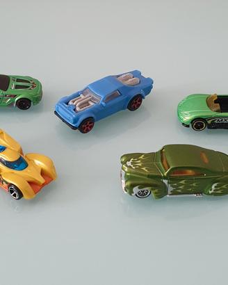 Lotto di 5 Modellini Auto Hot Wheels