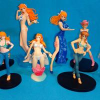 nami one piece anime statuette figure manga girl