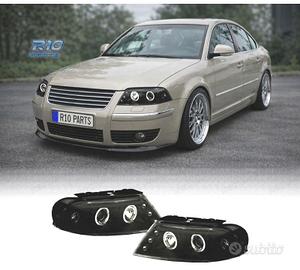 FARI VOLKSWAGEN VW PASSAT 3BG 00-05 ANGEL EYES NER