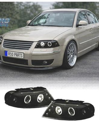 FARI VOLKSWAGEN VW PASSAT 3BG 00-05 ANGEL EYES NER